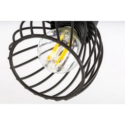 Rabalux Aberama lampa podsufitowa 2x10W czarny mat 73002