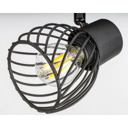 Rabalux Aberama lampa podsufitowa 3x10W czarny mat 73003