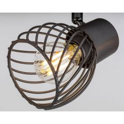 Rabalux Aberama lampa podsufitowa 3x10W czarny mat 73003
