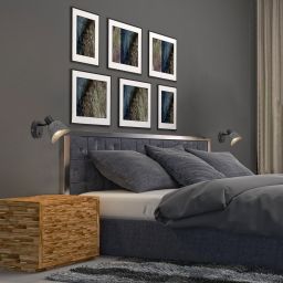 Rabalux Farelia kinkiet 1x10 W czarny-szary 73005