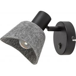Rabalux Farelia kinkiet 1x10 W czarny-szary 73005