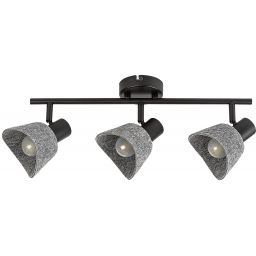 Rabalux Farelia lampa podsufitowa 3x10 W czarna-szara 73007