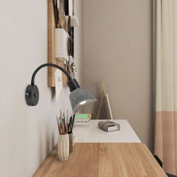 Rabalux Farelia kinkiet 1x10 W czarny-szary 73009