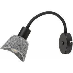 Rabalux Farelia kinkiet 1x10 W czarny-szary 73009