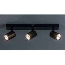 Rabalux Rogelio lampa podsufitowa 3x5 W czarna 73025