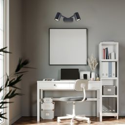 Rabalux Karter kinkiet 2x5 W czarny 73028