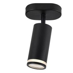 Rabalux Senobia lampa podsufitowa 1x35 W czarna 73033