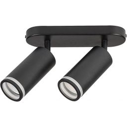 Rabalux Senobia lampa podsufitowa 2x35 W czarna 73034