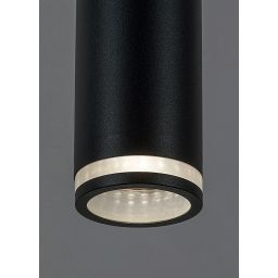 Rabalux Senobia lampa wisząca 1x5 W czarna 73036