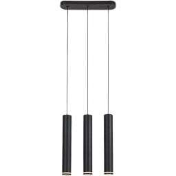 Rabalux Senobia lampa wisząca 3x5 W czarna 73037