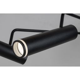 Rabalux Senobia lampa podsufitowa 3x35 W czarna 73039