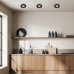 Rabalux Luiza lampa podsufitowa 1x25 W czarna 73042