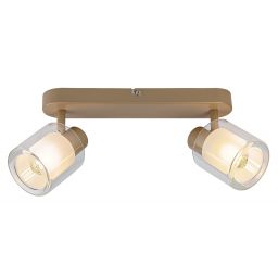 Rabalux Mirral lampa podsufitowa 2x15 W beżowa 73064