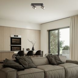 Rabalux Gerhard lampa podsufitowa 2x15 W szara 73072