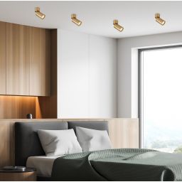 Rabalux Mirina lampa podsufitowa 1x5 W złota 73075