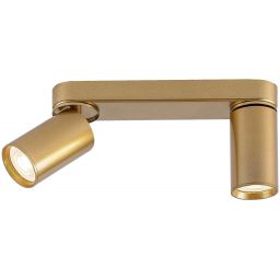 Rabalux Mirina lampa podsufitowa 2x5 W złota 73076