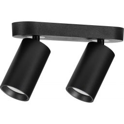 Rabalux Yorli lampa podsufitowa 2x7 W czarna 73082