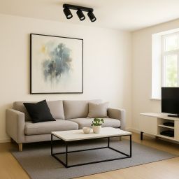 Rabalux Yorli lampa podsufitowa 3x7 W czarna 73083