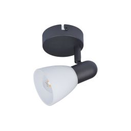 Rabalux Soma lampa podsufitowa 1x40 W czarna 73091