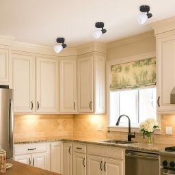 Rabalux Soma lampa podsufitowa 1x40 W czarna 73091