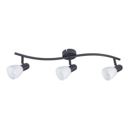 Rabalux Soma lampa podsufitowa 3x40 W czarna 73093