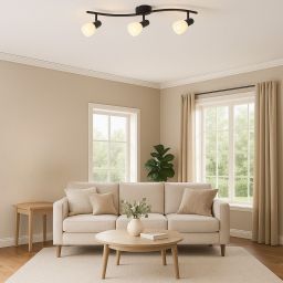 Rabalux Soma lampa podsufitowa 3x40 W czarna 73093