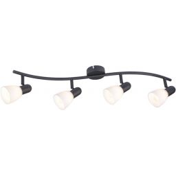 Rabalux Soma lampa podsufitowa 4x40 W czarna 73094