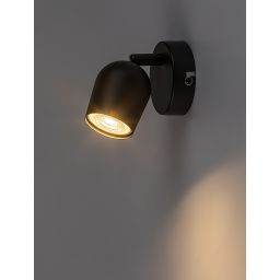 Rabalux Lianet kinkiet 1x15 W czarny 73101
