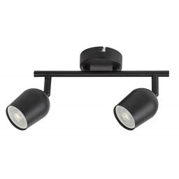 Rabalux Lianet lampa podsufitowa 2x15 W czarna 73102