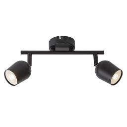 Rabalux Lianet lampa podsufitowa 2x15 W czarna 73102