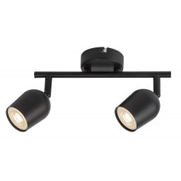 Rabalux Lianet lampa podsufitowa 2x15 W czarna 73102