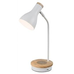 Rabalux Mosley lampa biurkowa1x25 W biały mat 74001