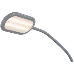 Rabalux Adelmo lampa stojąca 1x10W LED popielaty/biały 74010