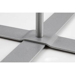 Rabalux Izander lampa stojąca 1x40W srebrny/biały 74012