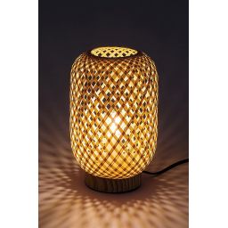 Rabalux Alinafe lampa stołowa 1x25 W naturalna 74016