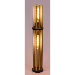 Rabalux Roxas lampa stojąca 2x40W czarny mat/miedź 74022