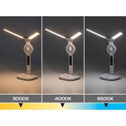 Rabalux Novilo lampa biurkowa 2x7 W biała 74030