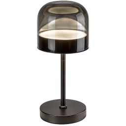 Rabalux Xelira lampa stołowa 1x13 W czarna-przydymiona 74037