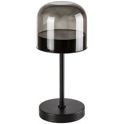 Rabalux Xelira lampa stołowa 1x13 W czarna-przydymiona 74037