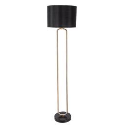 Rabalux Domiro lampa stojąca 1x60 W czarna/złota 74043