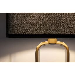 Rabalux Domiro lampa stojąca 1x60 W czarna/złota 74043