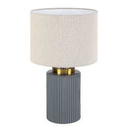 Rabalux Glovy lampa stołowa 1x40 W biała/szara 74045