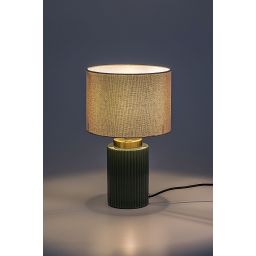Rabalux Glovy lampa stołowa 1x40 W biała/zielona 74046