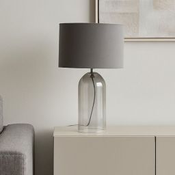 Rabalux Luxin lampa stołowa 1x40 W szara 74048