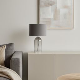 Rabalux Luxin lampa stołowa 1x40 W szara 74048