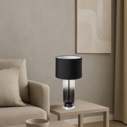 Rabalux Rien lampa stołowa 1x60 W szara 74049