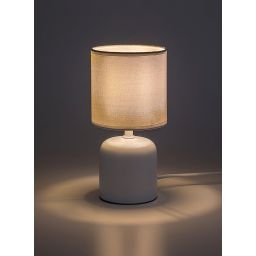 Rabalux Daphni lampa stołowa 1x40 W biała 74052