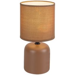 Rabalux Daphni lampa stołowa 1x40 W brązowa 74054