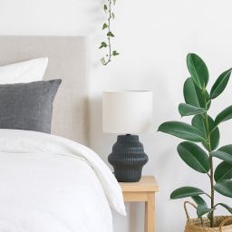 Rabalux Glimo lampa stołowa 1x40 W biała/czarna 74058