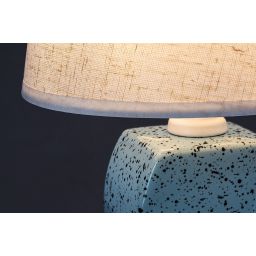 Rabalux Dayami lampa stołowa 1x40 W niebieska/beżowa 74074